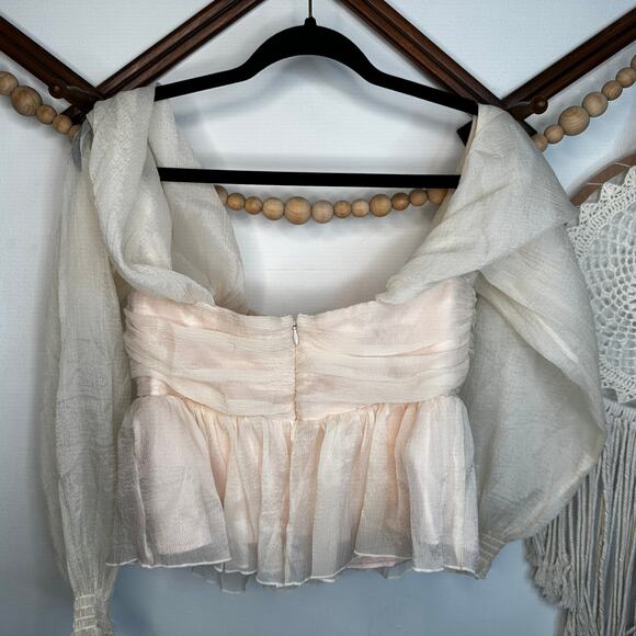 House of Harlow 1960 x Revolve Burna Chiffon Blouse - Picture 5 of 5